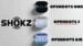 Side by side comparison of Shokz OpenDots 2 and OpenDots Air earbuds