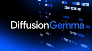Code generation interface using Google Diffusion Gemma model
