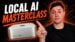 High-end graphics cards used for processing local AI tasks.