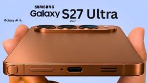 Demonstration of the privacy display technology on a Samsung phone