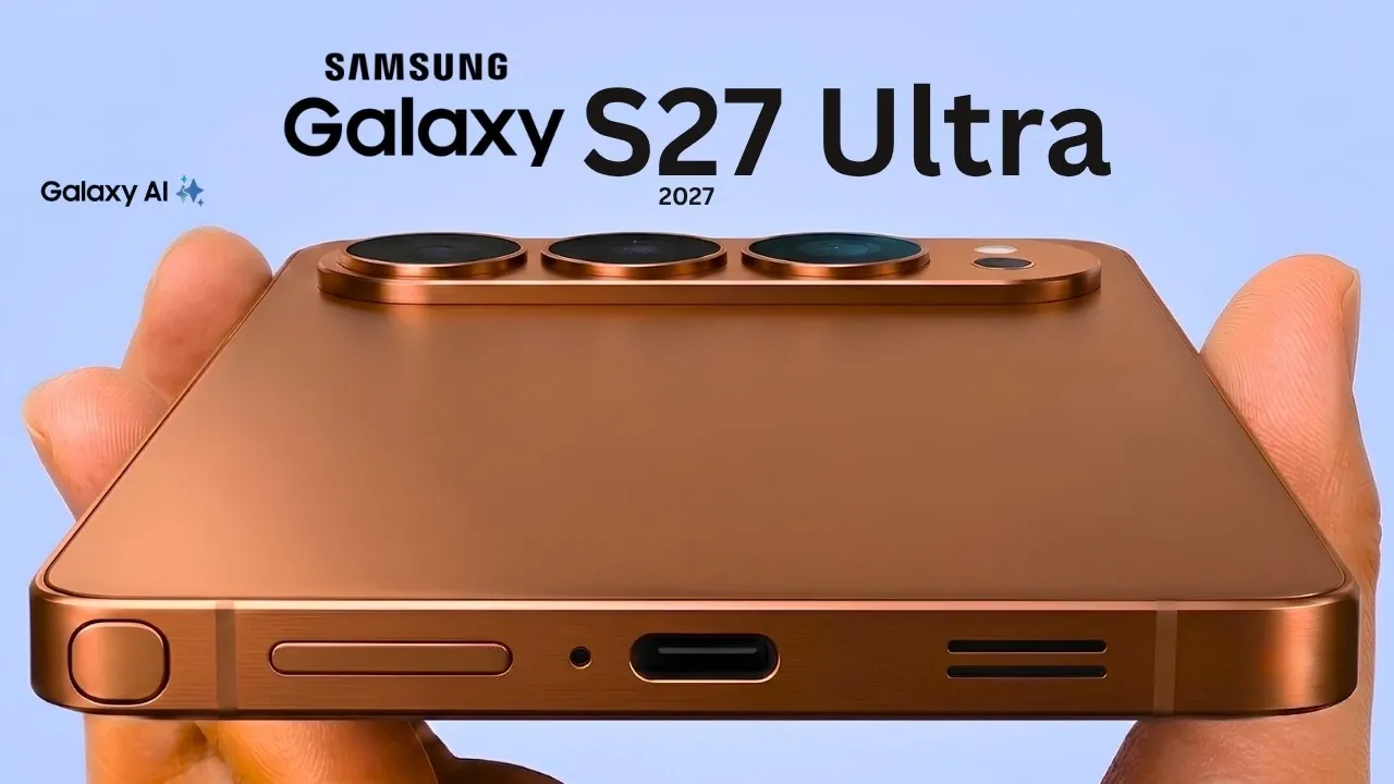 Front view of the upcoming Samsung Galaxy S27 Pro smartphone
