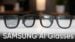 Samsung's upcoming lightweight AI glasses with photochromic lenses.