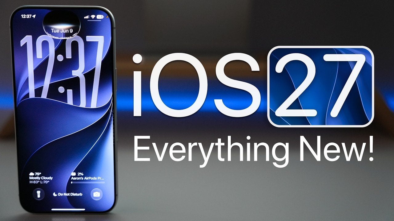 Redesigned Siri interface activating from the iPhone Dynamic Island in iOS 27.