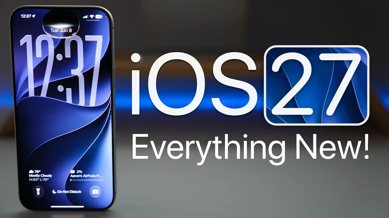 Customizable Liquid Glass wallpaper effects available in the iOS 27 beta.