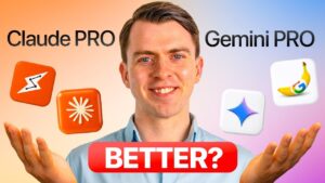 Claude and Gemini logos side by side for a 2026 AI comparison