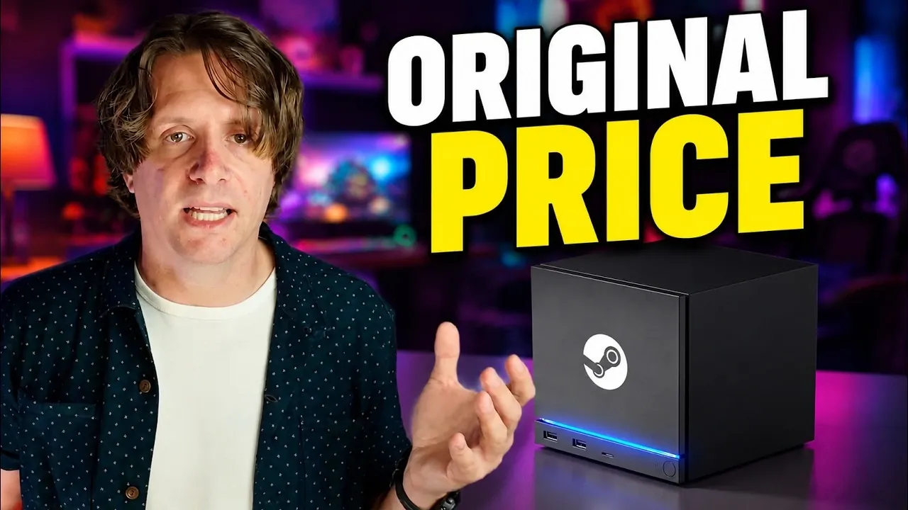 Price tag display for the Valve Steam Machine