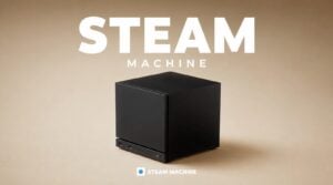 Compact 6-inch cube design of the new Valve Steam Machine