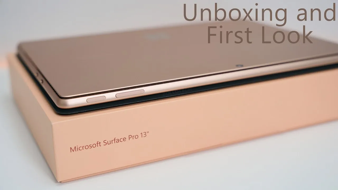 Front view of the 2026 Surface Pro 13 displaying the Windows 11 desktop