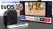 Apple TV 4K displaying the new tvOS 27 control center