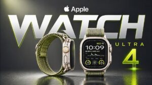 Leaked design render of the upcoming Apple Watch Ultra 4
