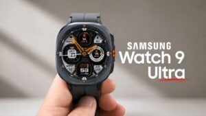Leaked press image of the Samsung Galaxy Watch 9 circular display