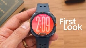 Official design of the Samsung Galaxy Watch Ultra 2 showing the engraved bezel