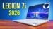 The 2026 Lenovo Legion 7i gaming laptop in glacier white