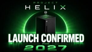 Next generation Xbox console hardware concept for Project Helix.