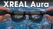 Person wearing 95g XREAL Air glasses for gaming and productivity