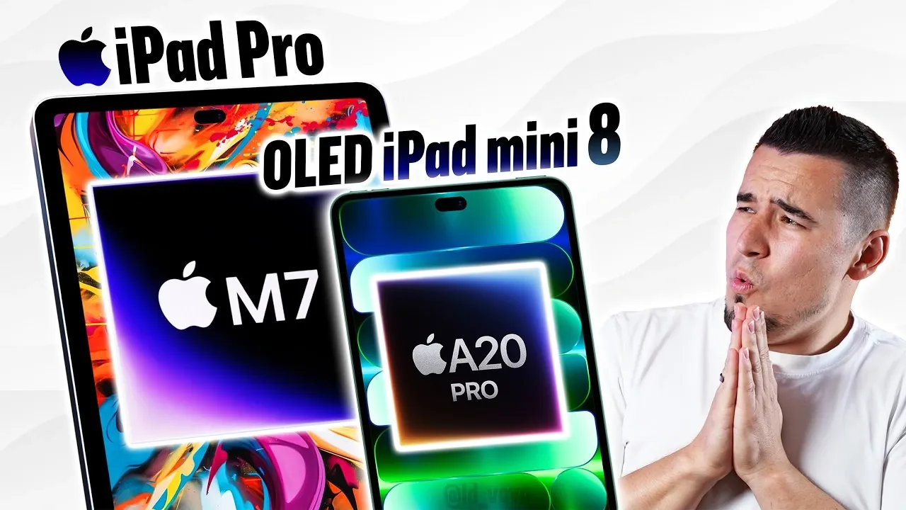 New iPad Leaks: Rumored OLED Mini 8 and M7 Pro Details New iPad Leaks: Rumored OLED Mini 8 and M7 Pro Details