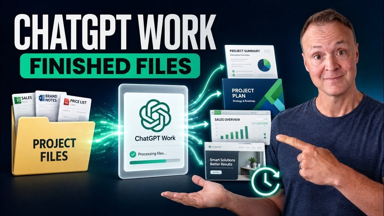 The ChatGPT desktop application interface showing the Work mode option.