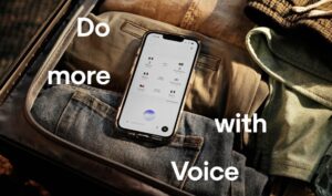 Smartphone displaying the ChatGPT voice interface screen.