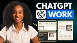 The main dashboard interface for ChatGPT Work showing recent multi-step tasks.