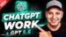 The new ChatGPT Work desktop application interface showing file integration