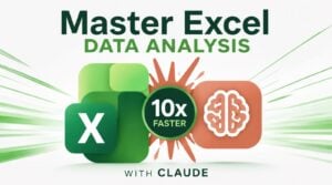 A flowchart showing the six-step data analysis framework using Claude AI.