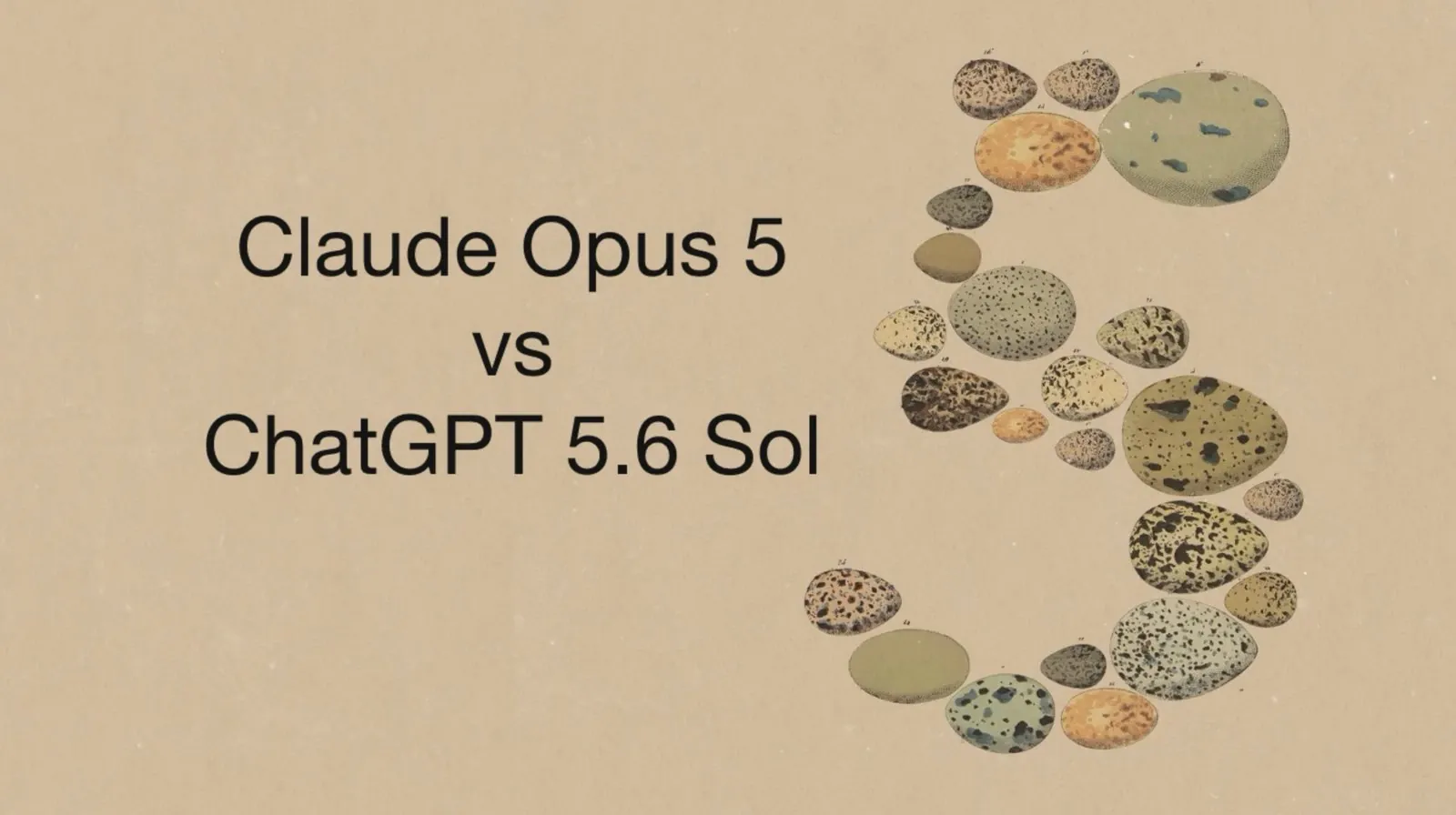 A bar chart comparing Claude Opus 5 and Fable 5 benchmark scores.