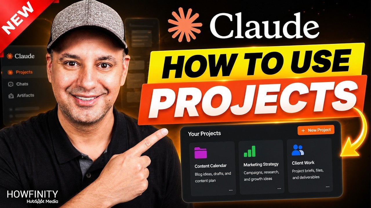 The main dashboard showing a list of active Claude projects