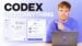 A workflow diagram demonstrating Codex integrating with Zapier and Gmail.