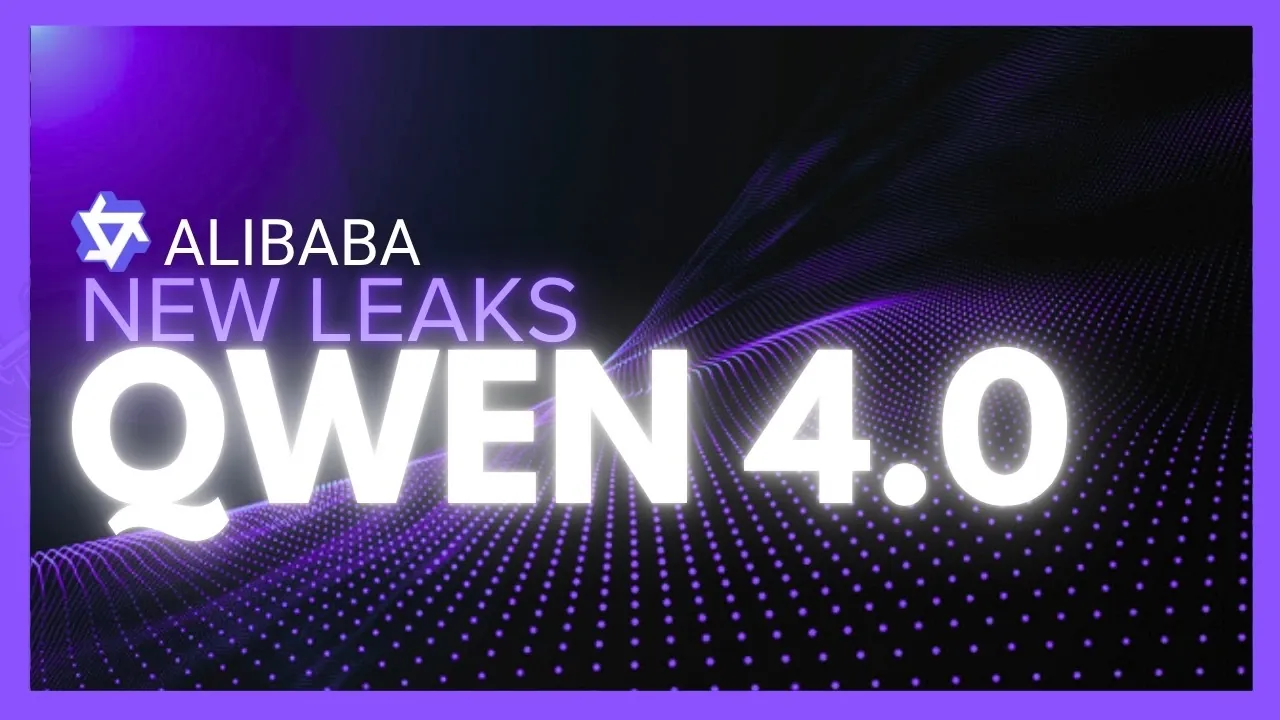 A developer interface showing Alibaba's Qwen model generating complex 3D code.