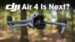 The upcoming DJI Air 4 drone in flight