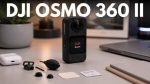 Leaked image of the upcoming DJI Osmo 360 II camera
