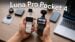 Side by side comparison of the DJI Osmo Pocket 4 and Insta360 Luna Pro