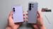Comparison of the cover screen displays on the Fold 8 and Fold 8 Ultra