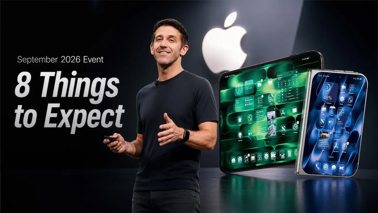 iPhone 18 Pro models showcasing the new dark cherry and light blue colors.