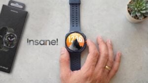 The 5,000-nit OCF OLED display on the Galaxy Watch Ultra 2