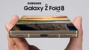 Samsung Galaxy Z Fold 8 showing the 7.6-inch inner display