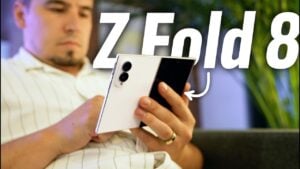 Samsung Galaxy Z Fold 8 in its compact folded form factor.