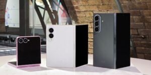 The front and back of the new Samsung Galaxy Z Fold8 Ultra smartphone.