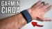 Person wearing the Garmin Cirqa screenless tracker on their wrist.