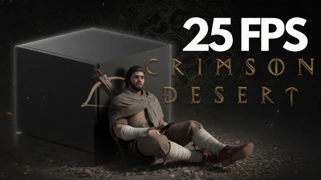 A visual comparison of Crimson Desert with and without AMD FSR 4.1 enabled.