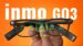 A pair of inmo GO3 smart glasses on a desk showing the slim design.