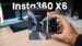 Leaked image of the upcoming Insta360 X6 camera showing its front design.