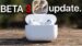 The new Adaptive Audio slider in the iOS 27 Beta 3 settings menu for AirPods.