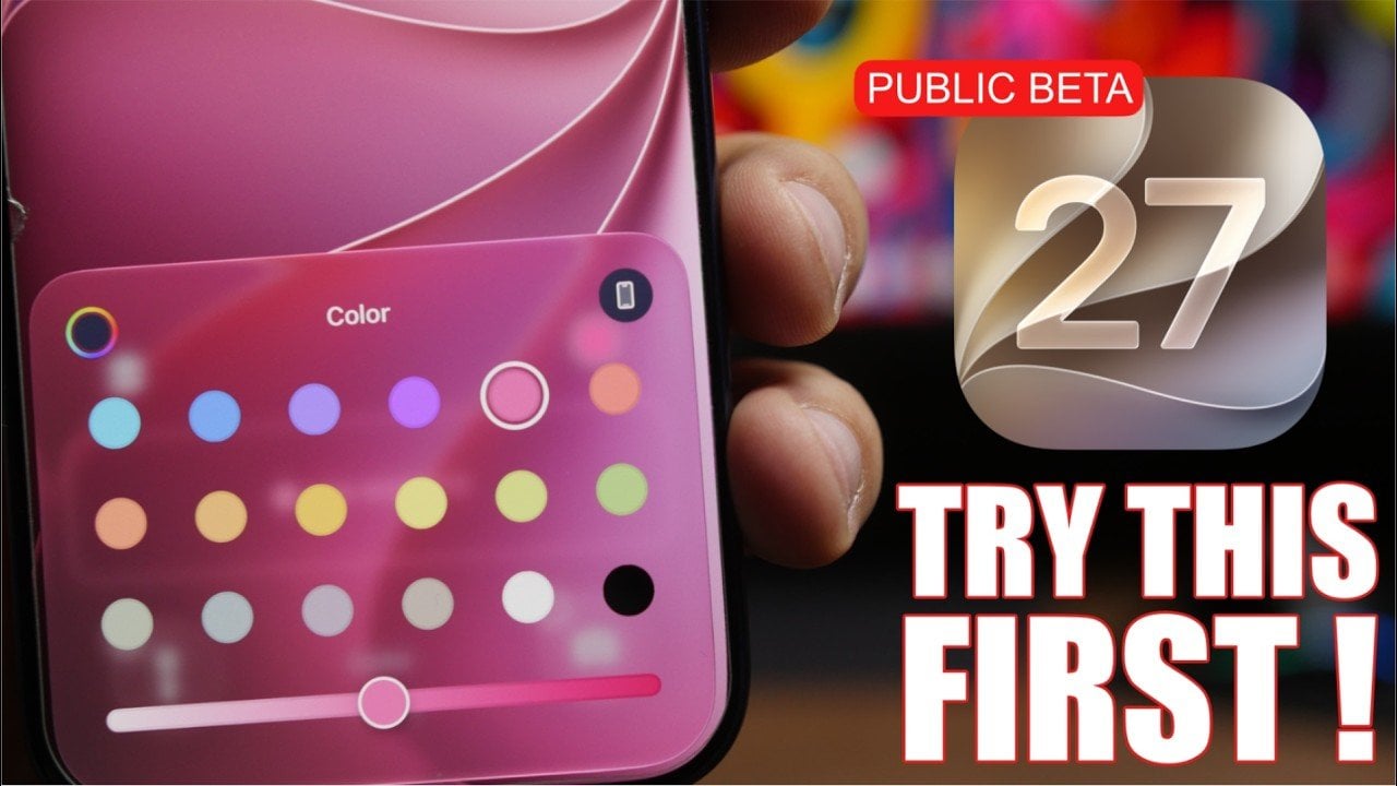 An iPhone home screen displaying new interactive full-screen widgets for various apps.