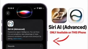 Comparison of Siri features on iPhone 17 Pro and older models