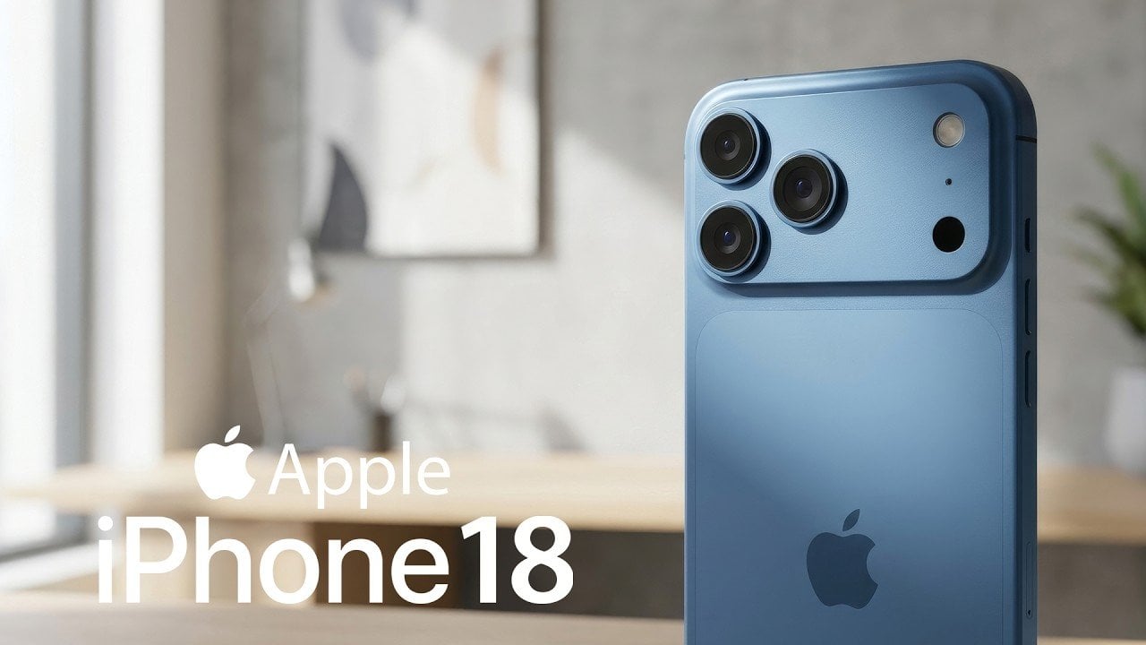 The new iPhone 18 Pro Max shown from the front