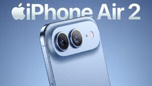 Front and back view of the anticipated iPhone Air 2 design