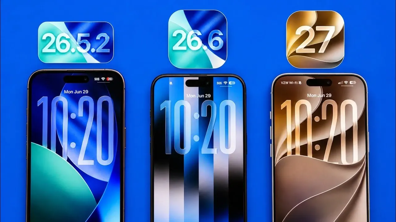 The iOS 27 beta interface showing new developer features