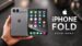 A conceptual render of the rumored Apple iPhone Fold in an open position.