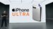 A conceptual mockup of a foldable iPhone Ultra device.